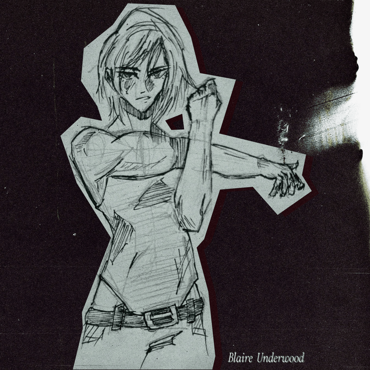 Lanzall1's tweet photo. mucking around with film scans on my sketches and thought that turned out alright https://t.co/2a6dU7cH5z