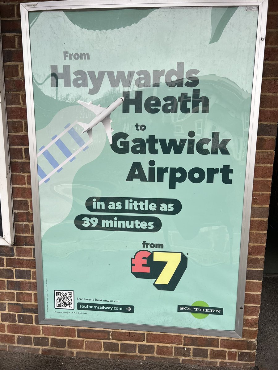 MillySmith91's tweet photo. @SouthernRailUK hey this isn’t right… it takes like 10 mins ! https://t.co/tAioNHpYYX