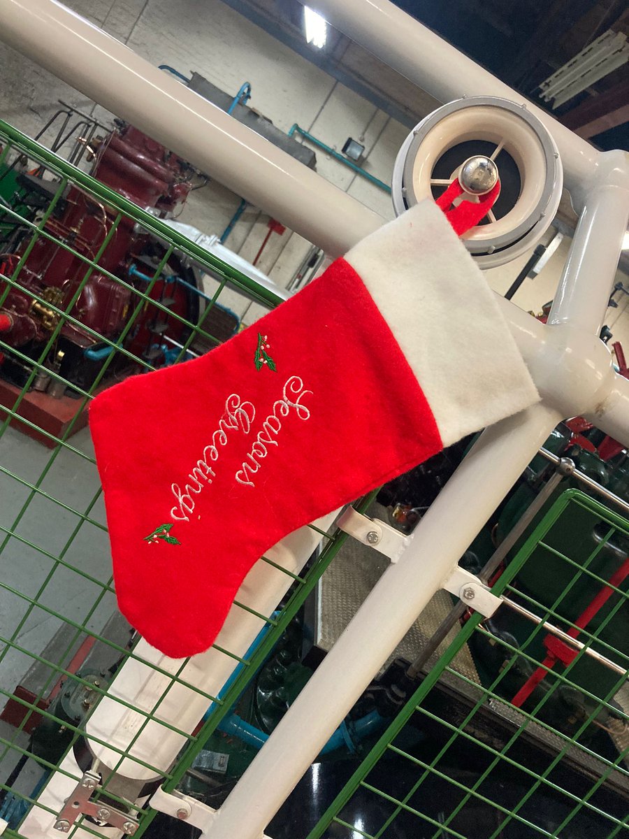 FenEngineMuseum's tweet photo. We're getting ready for #FatherChristmas to visit the #PrickwillowMuseum on 3rd December from 11am. I wonder what the #Mirlees wants in her stocking this year! #EngineRunDay #FamilyFun #Prickwillow @SpottedInEly @fenlandflag https://t.co/anRo2wEBkE