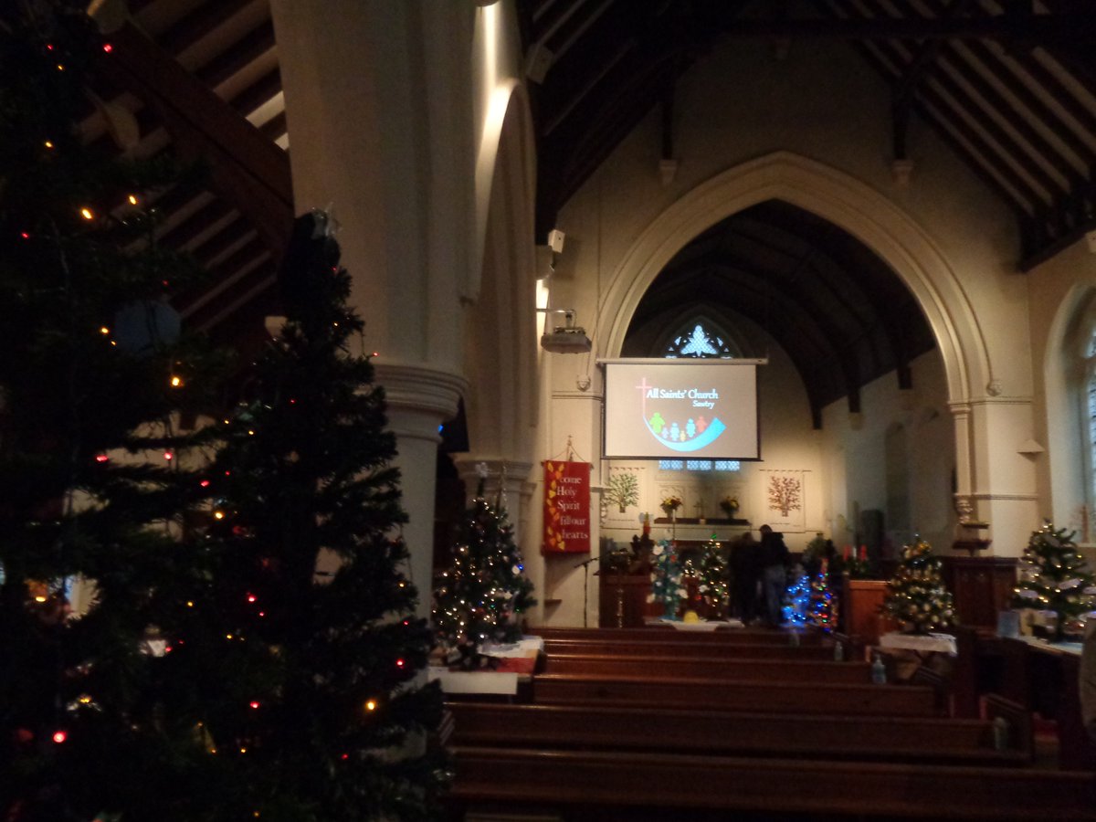 Sawtry Christmas Tree Festival 2023. Continues from Friday 1st to Sunday 3rd December if you live in #Cambridgeshire. #Christmas #Advent #church #events #community #charity