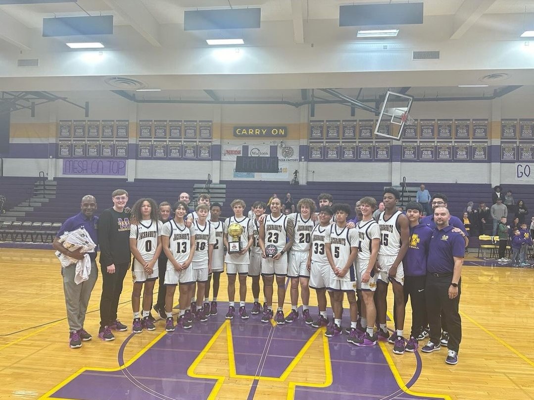 The Mesa Jackrabbits win the 20th Annual Fear The Hop Thanksgiving Tournament! 44-41 over Hamilton #20thannual