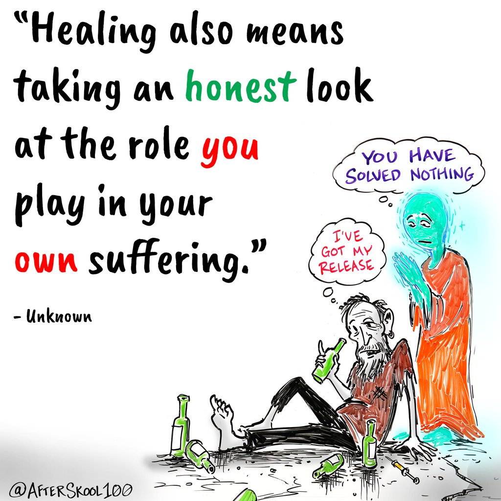 AfterSkool100's tweet photo. You cannot heal if you are Not willing to give up the things that are making you sick. #afterskool https://t.co/r50xdeQzdI