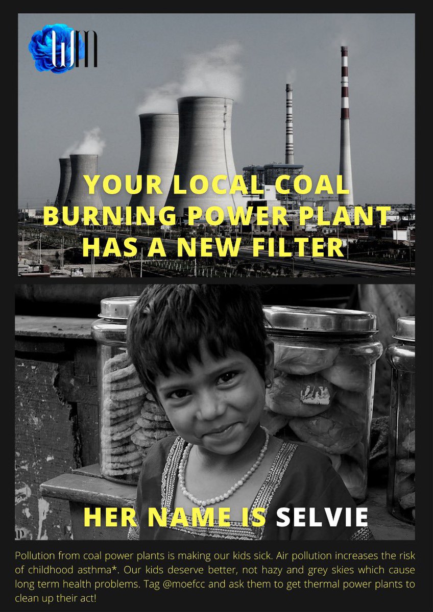 Warriormomsin's tweet photo. Most of the Thermal Power Plants (TPPs) in India have missed the deadline to implement measures to bring their toxic air emissions under control;

To protect health of our children there must be NO EXTENSION of deadlines! @PMOIndia @byadavbjp @moefcc 

#NoExtensionToPolluters https://t.co/tYBXlim3vL