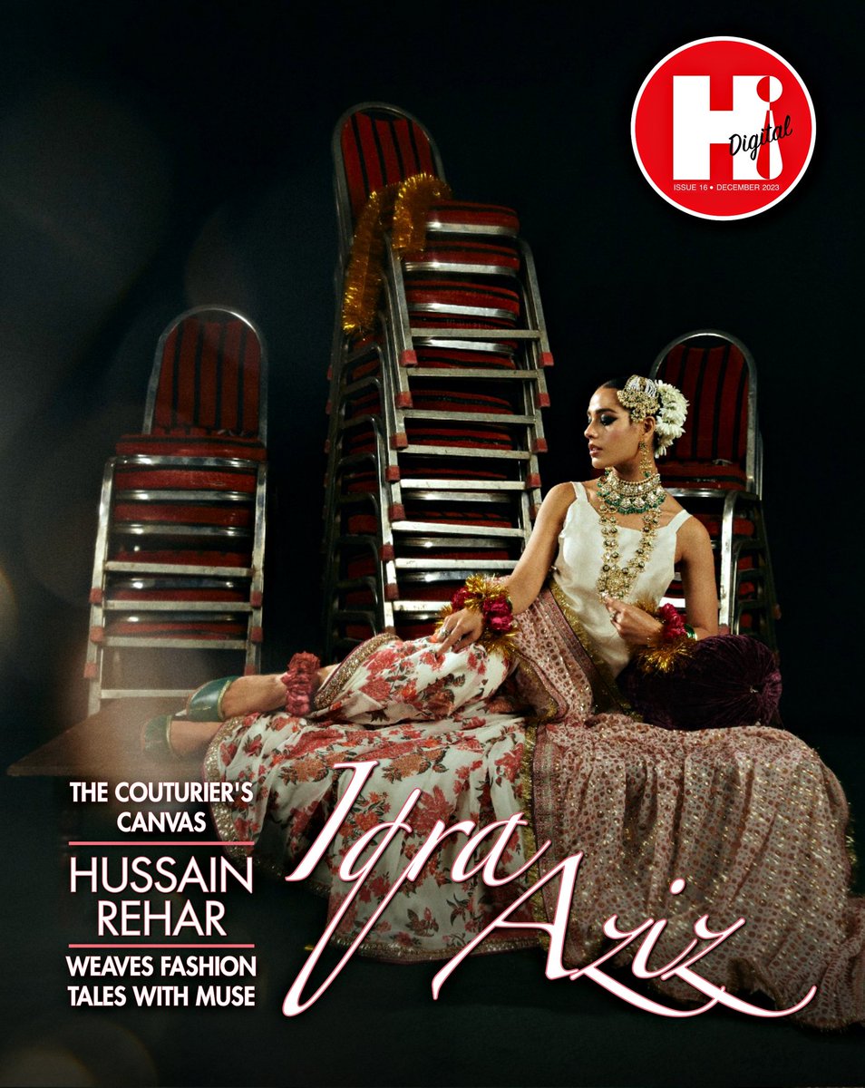 #Wedding season has officially kicked off and no perfect time for our December DIGITAL cover reveal 🎉 Unveil the magic of Pakistani fashion with #HussainRehar's vibrant narrative with beautiful muse #IqraAziz

hmagpak.com/09-Nov-2023/th…