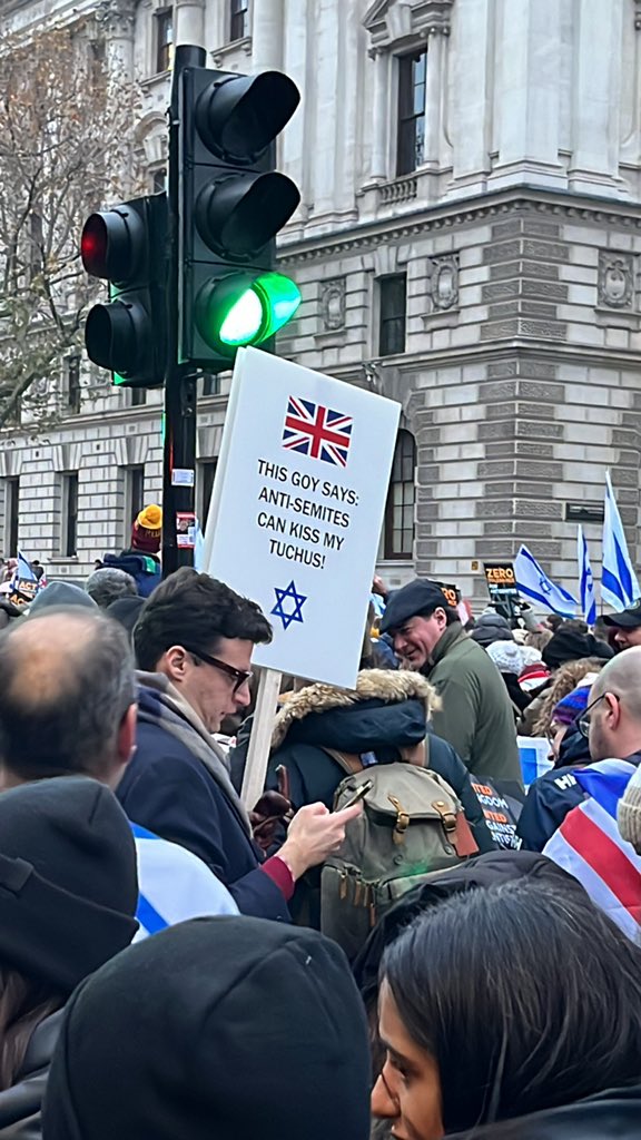 Give this goy a prize! #MarchAgainstAntisemitism
