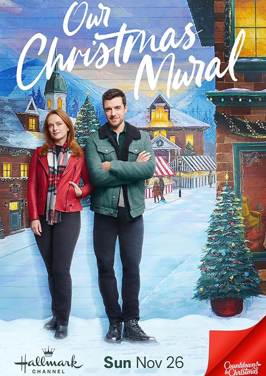 TVTango's tweet photo. 🌟Watch tonight @hallmarkchannel 6pm #CountdownToChristmas🎄Premiere Movie #OurChristmasMural Starring #AlexPaxtonBeesley @dan_jeannotte #NeilCrone #KathleenLasky #SarahBooth #ViggoHanvelt About https://t.co/M4dv6kZAE7 https://t.co/7xy6XciOns