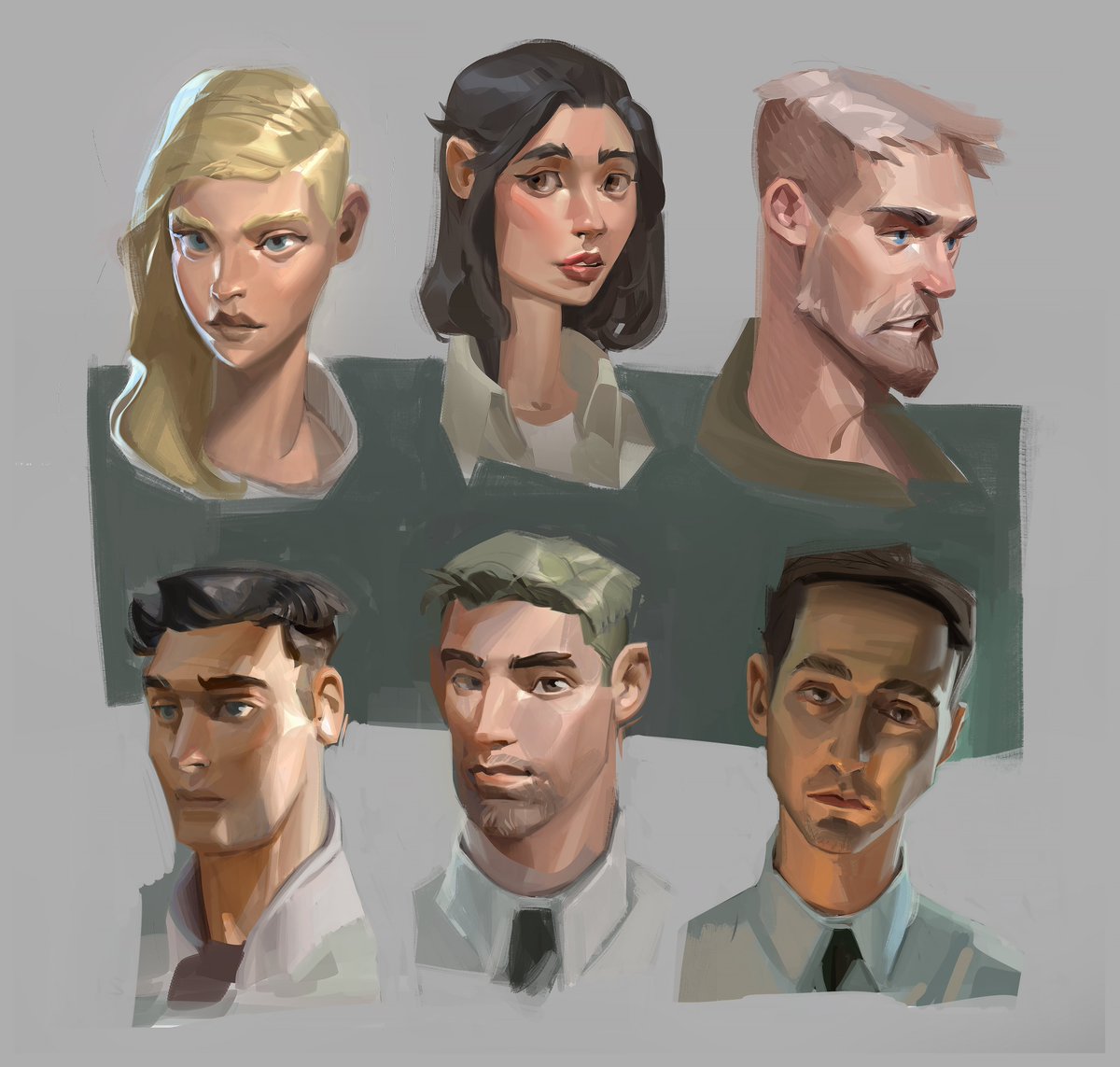 100 heads painting challenge roll on!