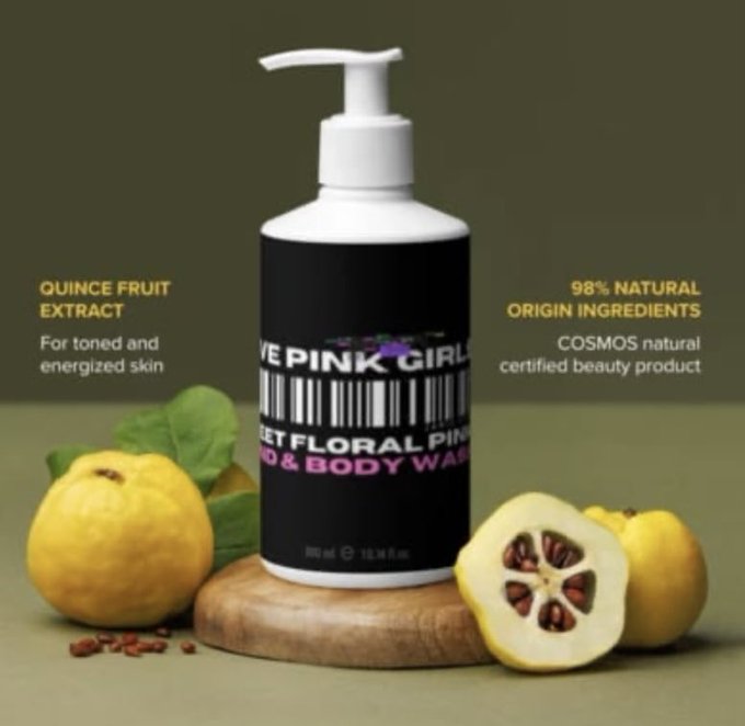 Rub my LOVE PINK GIRLS Body Wash and Hand Lotion all over your body. https://t.co/dFKTz2hPkL https://t