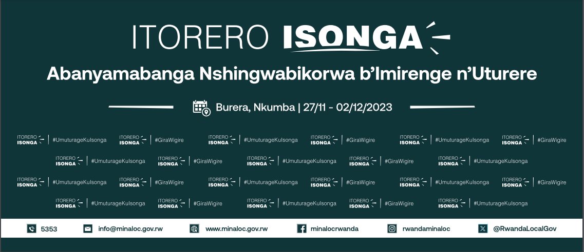 RwandaLocalGov's tweet photo. -Kurandura ubukene,imirire mibi n'igwingira;
-Kujyana abana bose ku ishuri;
-Kwita ku kibazo cy'isambanywa ry'abana n'inda ziterwa abangavu;
-Kurandura ihohotera n’amakimbirane mu muryango;
-Kwita ku rubyiruko nk’imbaraga z’Igihugu;
-Kongera umusaruro w'ibyo abaturage bakora.
2/2 https://t.co/VxpBVfrFzp
