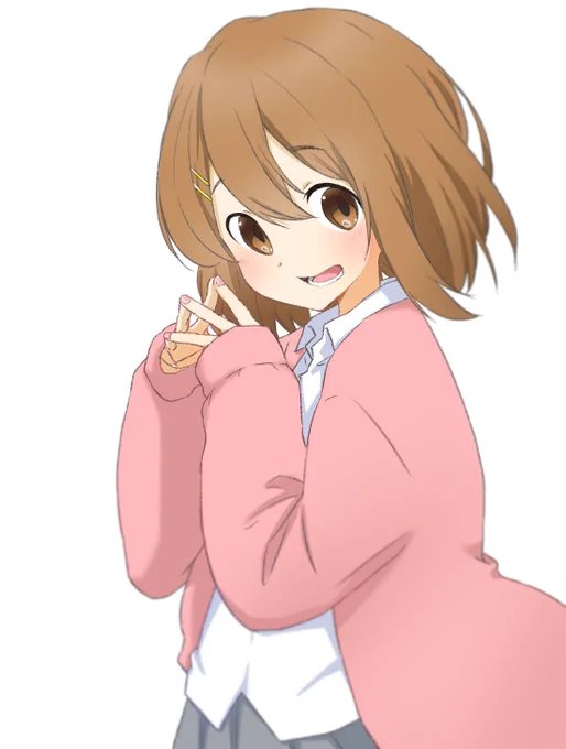 前に言ってたゆい絵最近ブルアカを始めたのでそれ風?のゆい #平沢唯生誕祭2023 