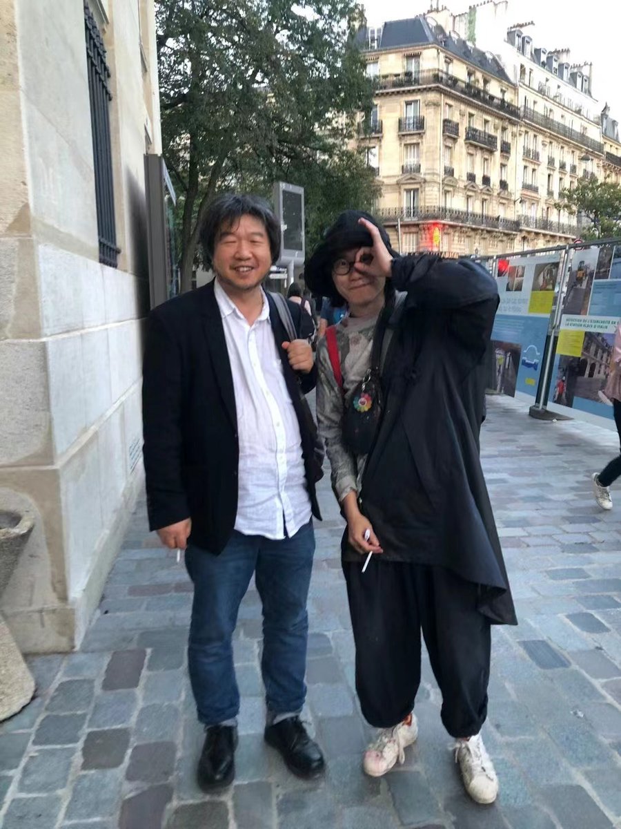 fansack3's tweet photo. Glad to meet Wangbin～/#王兵 #Director https://t.co/R8LGuteguB