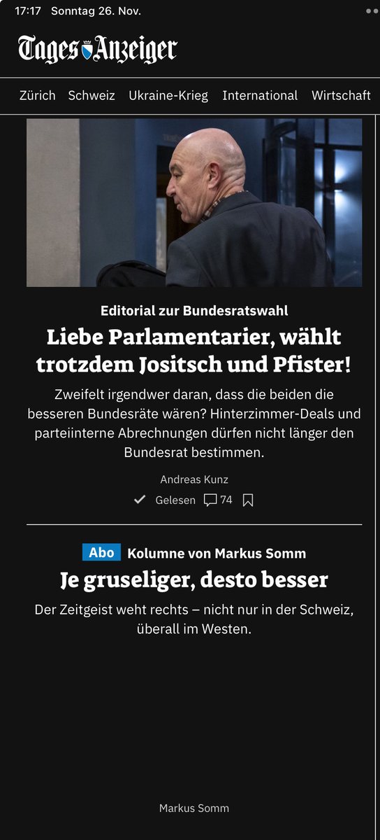 Michael Sorg (@michsorg) on Twitter photo Lieber <a href="/tagesanzeiger/">tagesanzeiger</a>. Ich schätze euch sehr. Aber bitte führt endlich ein Montag-bis-Samstag-Abo ein. Ich mag diesen SonntagsZeitung-Bullshit wirklich nicht mehr mitfanzieren. Lieber <a href="/tagesanzeiger/">tagesanzeiger</a>. Ich schätze euch sehr. Aber bitte führt endlich ein Montag-bis-Samstag-Abo ein. Ich mag diesen SonntagsZeitung-Bullshit wirklich nicht mehr mitfanzieren.