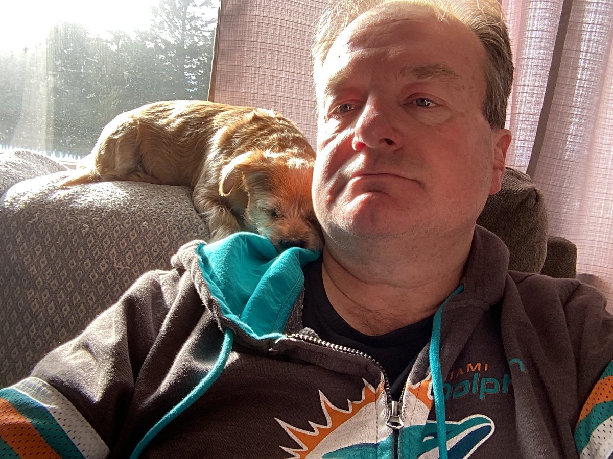 Stress-free Sunday when <a href="/MiamiDolphins/">Miami Dolphins</a> lead the conference and have the day off. #FinsUp <a href="/GinaMuscato/">Gina Muscato</a>