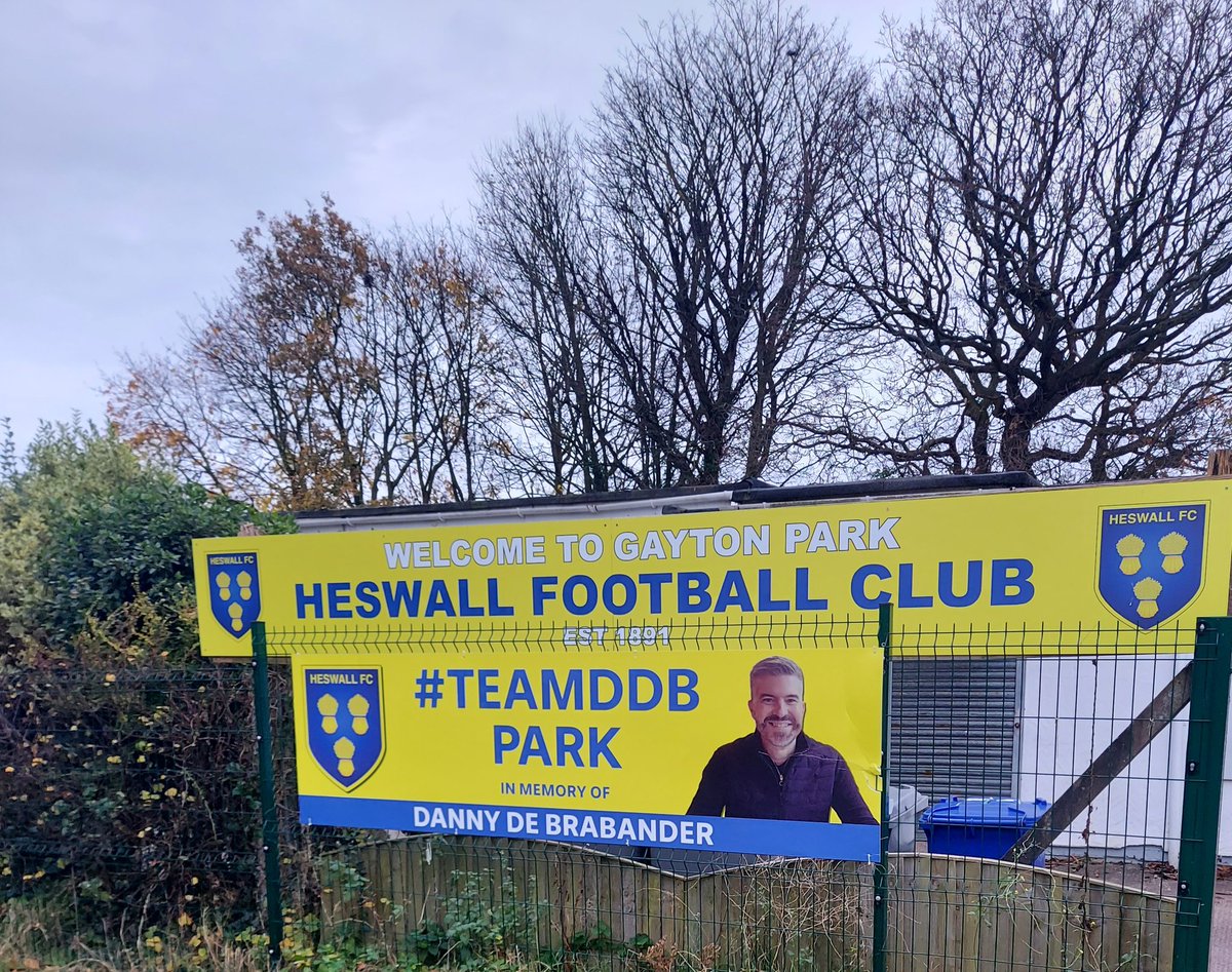 community_hfc's tweet image. An honour for us to rename our ground #TeamDDB Park in memory of one of the finest fellas around Danny De Brabander, a wonderful man sadly lost to the world recently 💛💙💛💙