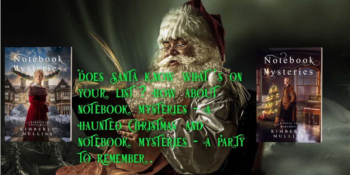 Christmas time--Get in the mood with two Christmas mysteries!!

amazon.com/Notebook-Myste…

amazon.com/Notebook-Myste…
#christmasbook #christmasnovellas #christmasmystery #Notebookmysterieschristmas

Also on Kobo, B&N, and Apple