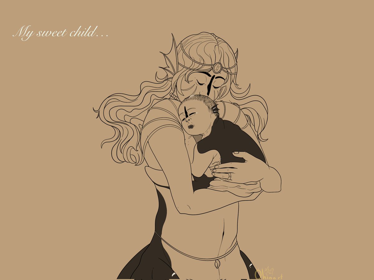 OhioIsAState's tweet photo. Queen Carmina was a very humble and wishful ruler of the Sirens through her life, but the world she grew up in was not one for the hopeful. 
(Temp. END)

#Mermaids #mermaid #MCSMP #SMP #OC #baby #mother https://t.co/tWrAiFJfUM