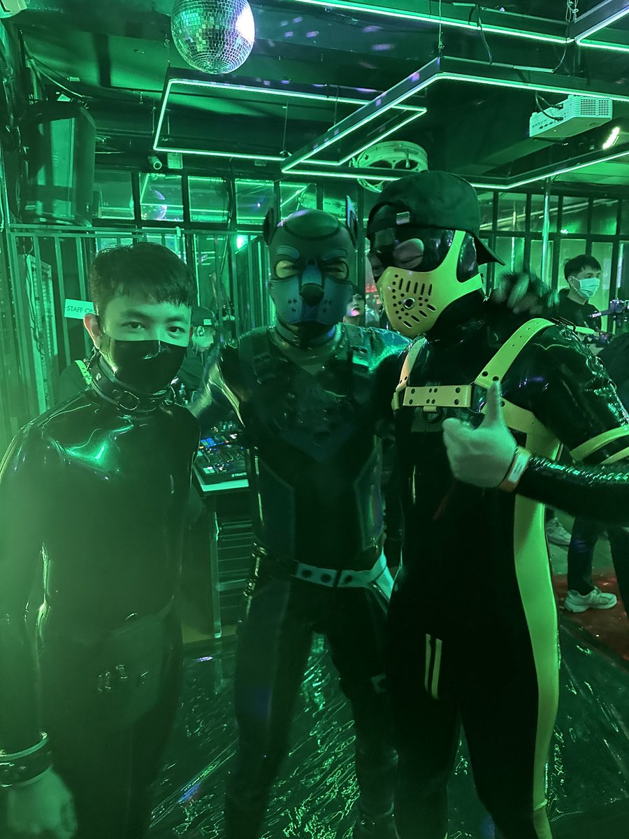 Once again, thank you all for making this a wonderful and memorable night @bkkfetishball @Rubberforfun @NickPupper @PupFlowy @PulseCheeAD @N_anonymous1 @KpH_rbbr