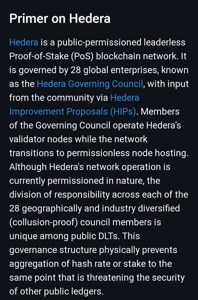 mert's tweet photo. Every now and then I'll get some weird Hedera guy comment about TPS on my posts
I looked into it and it:
- is governed by 29 enterprises
- has same hardware requirements as Solana
- is fully permissioned
- does like 10 actual TPS
what the hell is wrong with this industry https://t.co/2wqKlhZtNA