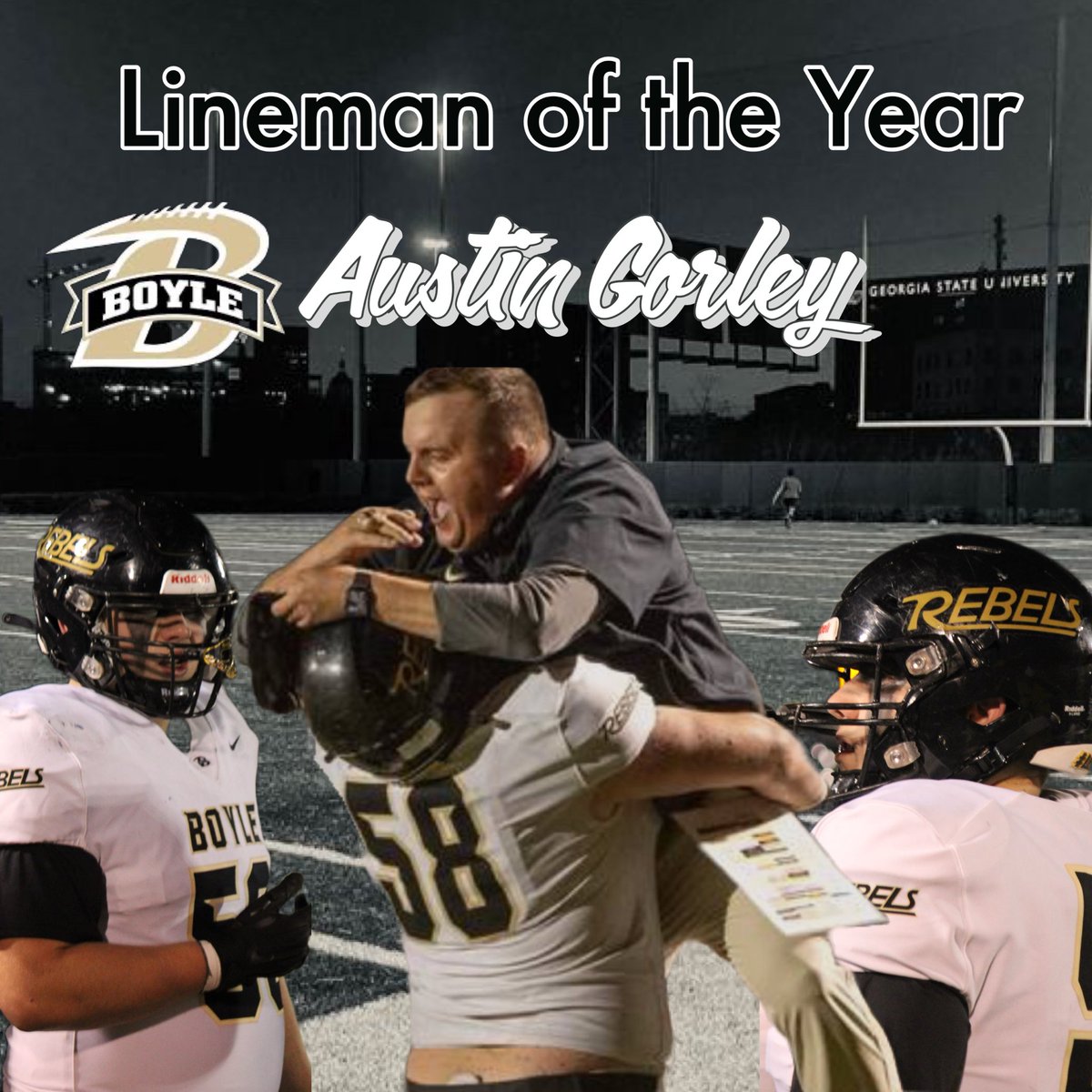 Quadruple Coverage (@quadruplecov859) on Twitter photo <a href="/BCRebelFootball/">Boyle County Rebels Football</a> Austin Gorley named Lineman of the Year by <a href="/Advocate_Sports/">Advocate-Messenger Sports</a> <a href="/BCRebelFootball/">Boyle County Rebels Football</a> Austin Gorley named Lineman of the Year by <a href="/Advocate_Sports/">Advocate-Messenger Sports</a>