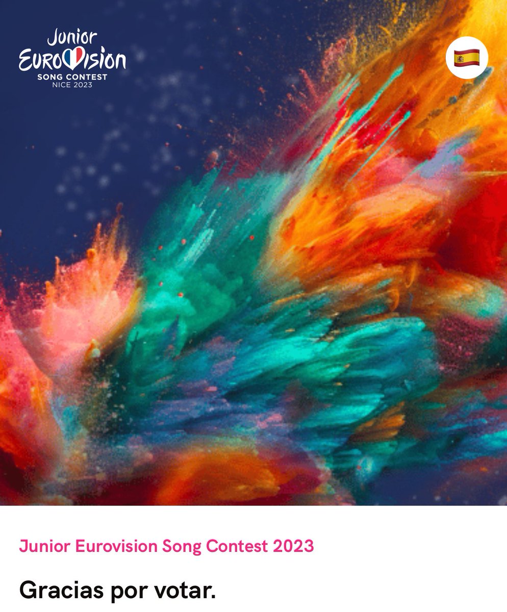 Felicidades Sandra 🎙️🇪🇸#JESC2023 #EurovisionJuniorRTVE