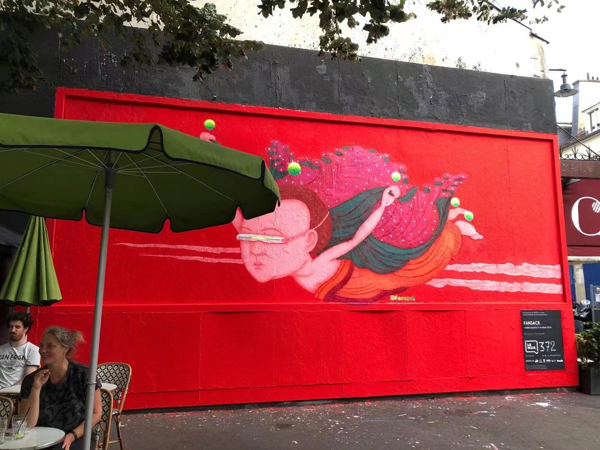 fansack3's tweet photo. New work“The eternal dreamer”/ Le Mur presents/ 107 rue oberkamf Paris/ 2023 🍎🍓🏓☎️🧲🧨🏮🎈❤️⭕️🔴🔺🟥♥️🌈🧣新作“永恆夢想家”/ Le Mur呈现/ 巴黎107 rue oberkamf / 2023/ #fansack #LeMur #Paris     1 https://t.co/35VXhkmIpF