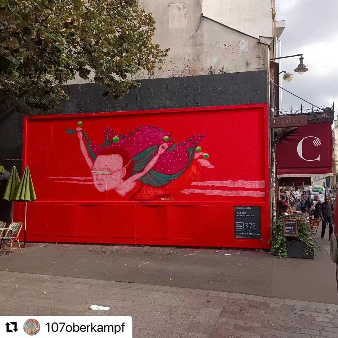 fansack3's tweet photo. New work“The eternal dreamer”/ Le Mur presents/ 107 rue oberkamf Paris/ 2023 🍎🍓🏓☎️🧲🧨🏮🎈❤️⭕️🔴🔺🟥♥️🌈🧣新作“永恆夢想家”/ Le Mur呈现/ 巴黎107 rue oberkamf / 2023/ #fansack #LeMur #Paris    3 https://t.co/2bCzjeX0I0