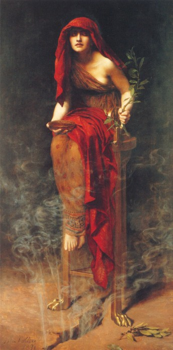 MythologySymbol's tweet photo. The Oracle of Delphi, a central figure in Greek mythology, wielded immense influence with her cryptic prophecies, shaping the course of ancient Greek history and politics. #OracleOfDelphi #GreekProphecies https://t.co/wGcisNMr0p