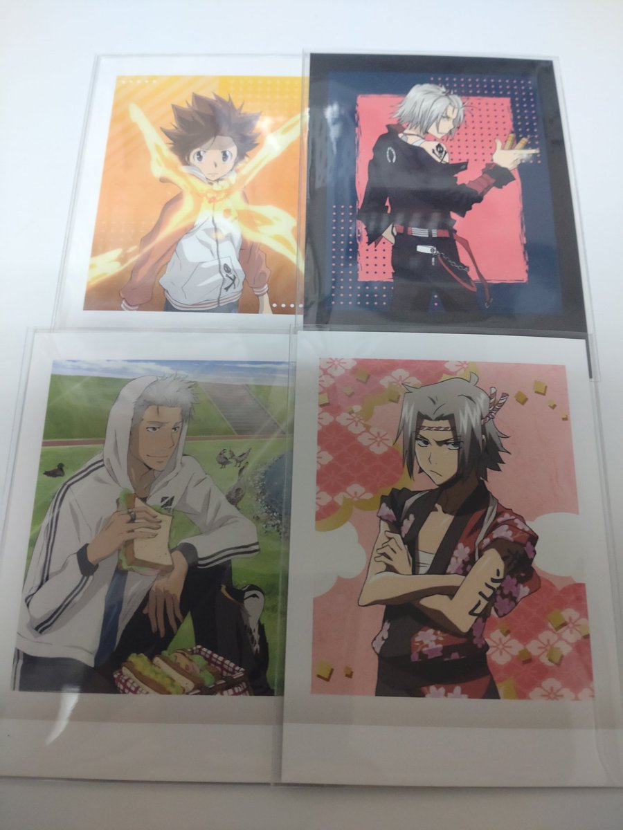 【交換】家庭教師ヒットマンREBORN! リボーン　ぱしゃこれ

譲】綱吉 獄寺 了平

求】雲雀（十年後以外のもの）

異種同種何でも可能です。
郵送対応。
ツイフィの確認お願いします。