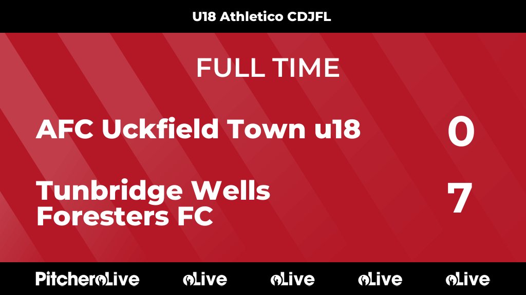 FULL TIME: AFC Uckfield Town u18 0 - 7 Tunbridge Wells Foresters FC
#AFCTUN #Pitchero
forestersfc.com/teams/124367/m…