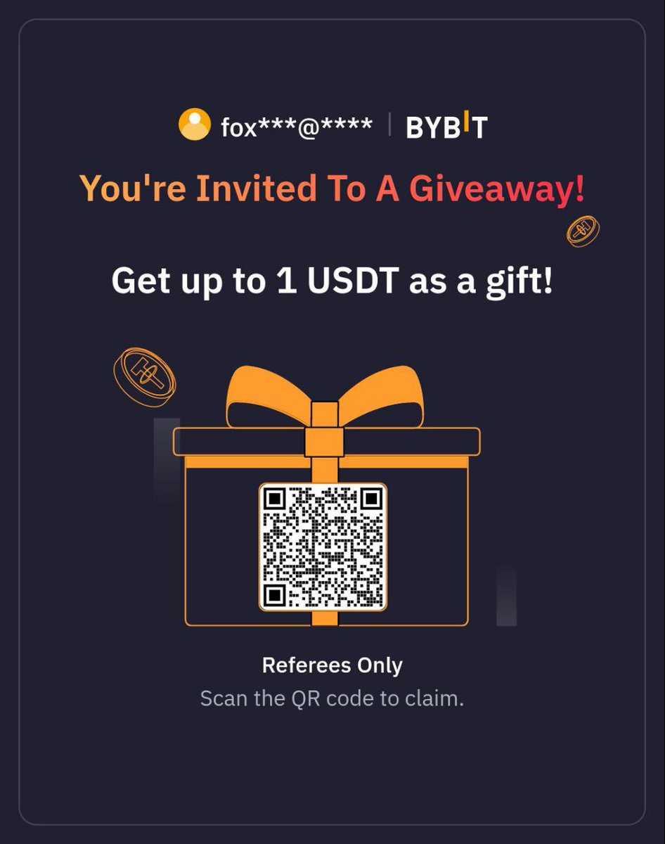 🔥#gifts for the first 10 participants, and only for my referrals.

bybit.com/invite?ref=Q7B…