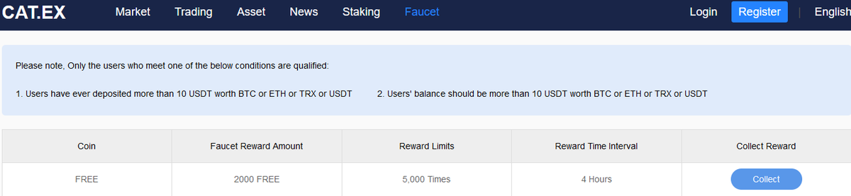 catexofficial's tweet photo. Collect 2,000 $FREE Coin every 4 hours in the Catex Exchange Faucet.

Rules are there so bots don't take advantage.

Details: https://t.co/kNK3jkFiKh https://t.co/JrXBtFC9H3