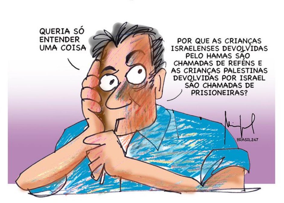 🔴👀Miguel Paiva detona as narrativas na sua charge no 247…