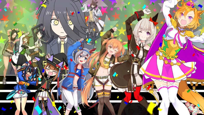 実は前にこんな感じでカニファン×ウマ娘っていう大規模なウマ娘絵描き合同企画を主催してました。またいつかこんな感じの楽しい合同企画やりたいですね