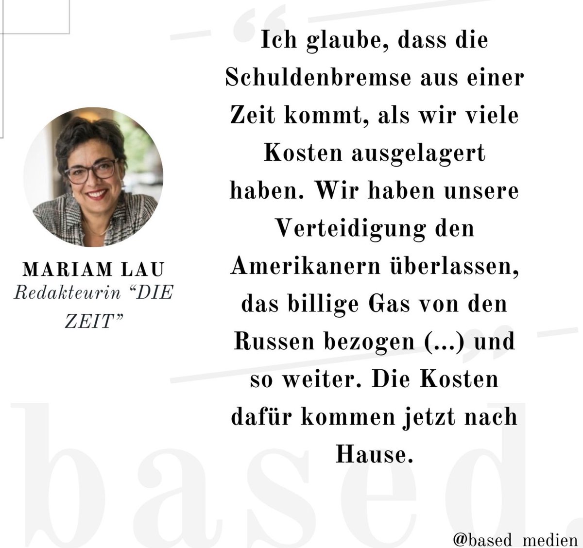 Wo sie Recht hat … <a href="/miriamlau2016/">Miriam Lau</a>