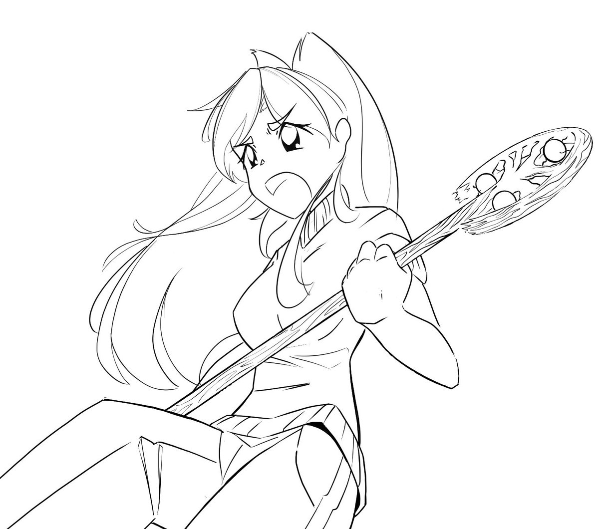 rawrtacular's tweet photo. It has been a *long* time since I last drew Ashling from Bata Neart. But why now? Well…you’ll see…

#ashling #bataneart #manga #wip #ireland https://t.co/MPbr1Flszd