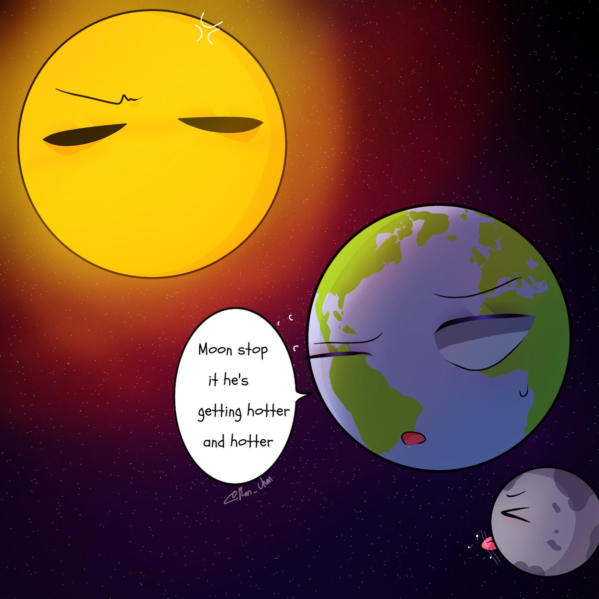 Ran_chanik's tweet photo. Moon need to stop :)
#planethumans #planethumansearth
#planethumanssun #planethumansmoon https://t.co/p4TD3Gz8Dn