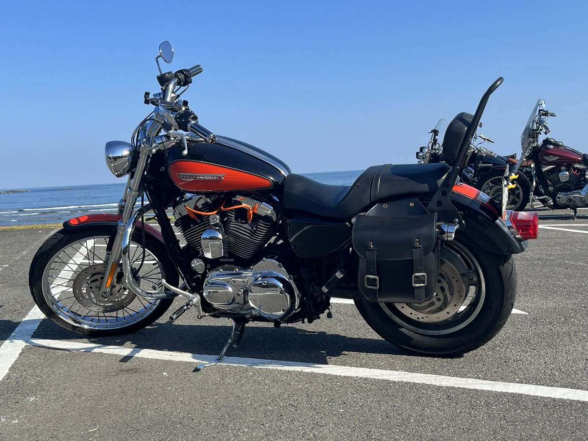 clover9610's tweet photo. 日南海岸ソローツーからの車検に出しました😁
宮崎最高〜🏍️
#バイク好きな人と繋がりたい 
#宮崎
#日南海岸
#xl1200c
#ハーレー https://t.co/qqxZ391XYW
