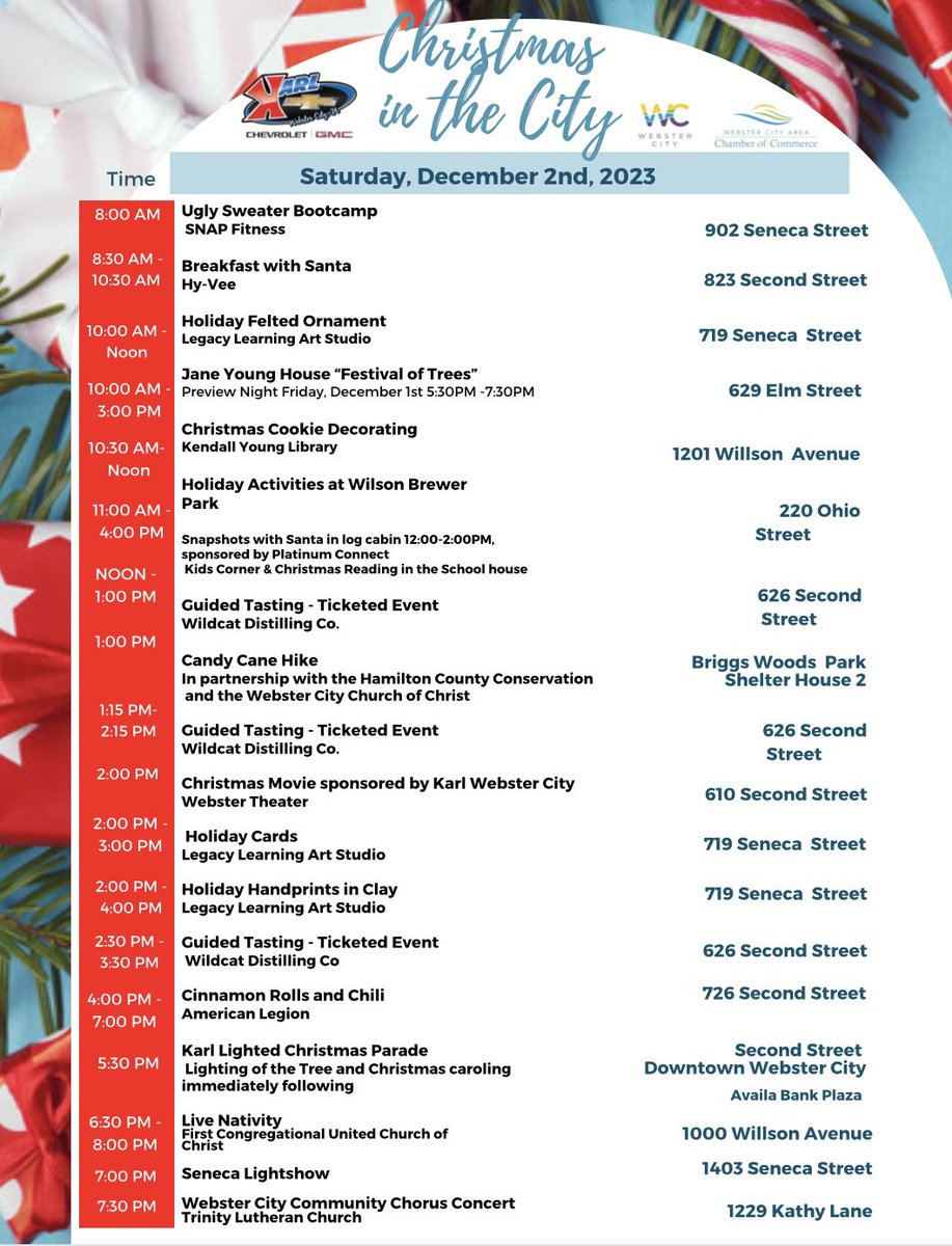 Warm wishes and festive vibes as we immerse ourselves in the magic of the holiday season. May your days be merry, your hearts be light, and your moments be filled with joy. 
Join us Saturday, December 2nd for Christmas in the City presented by <a href="/KarlAutoGroup/">Karl Auto</a> ✨🎄 #HolidayCheer