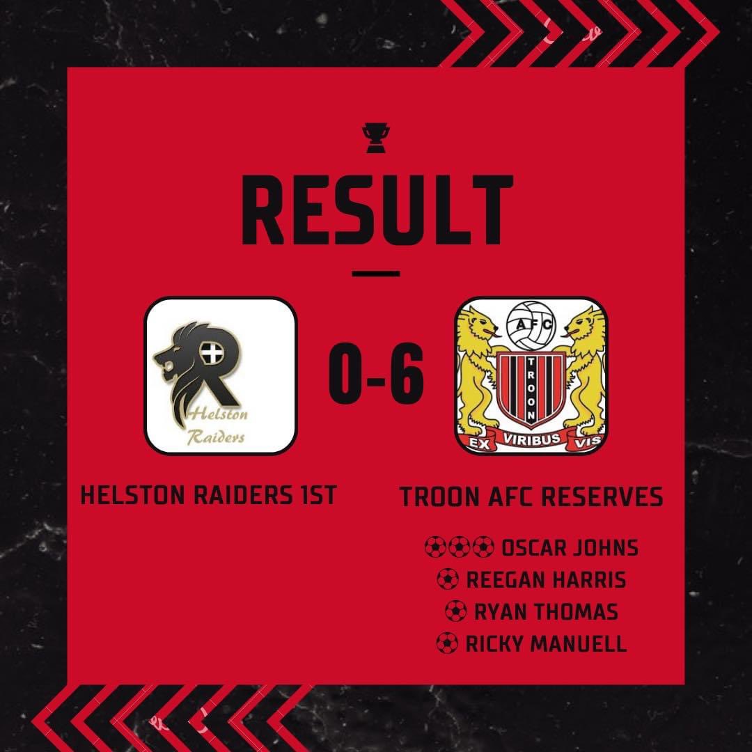 ‼️SATURDAY RESULTS‼️

• Great result on the road for the first team, against a tough Mawnan side. Gutted not to come away with all 3⚽️

• Fantastic team performance from the reserves, fully deserved 3 points away from home⚽️
