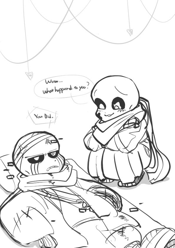 Ink「わお…どうしたんだいそのケガ？」
Error 「オマエのせいだろ💢」