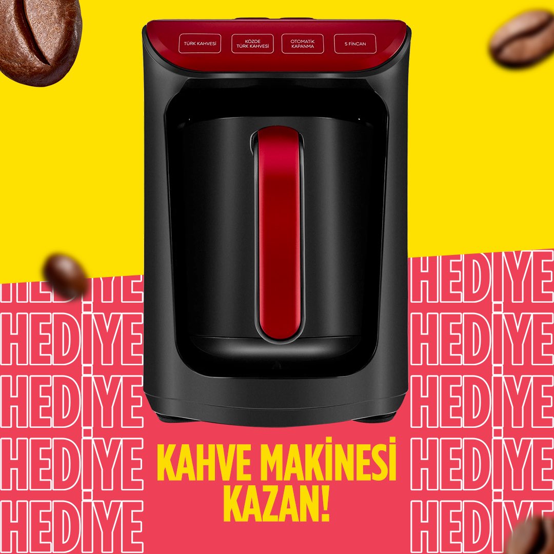 Hediyemiz var!❤️
1 kişiye Türk Kahvesi Makinesi ve Mahmood Coffee kahve seti + 5 kişiye de Mahmood Coffee Kahve Seti hediye ediyoruz!
Katılmak için;
☕️<a href="/MahmoodCoffeeTR/">Mahmood Coffee TR</a> hesabımızı takip et,
☕️Hediye tweetimizi beğen,
☕️Birlikte kahve içmeyi en sevdiğin 3 arkadaşını yoruma etiketle
