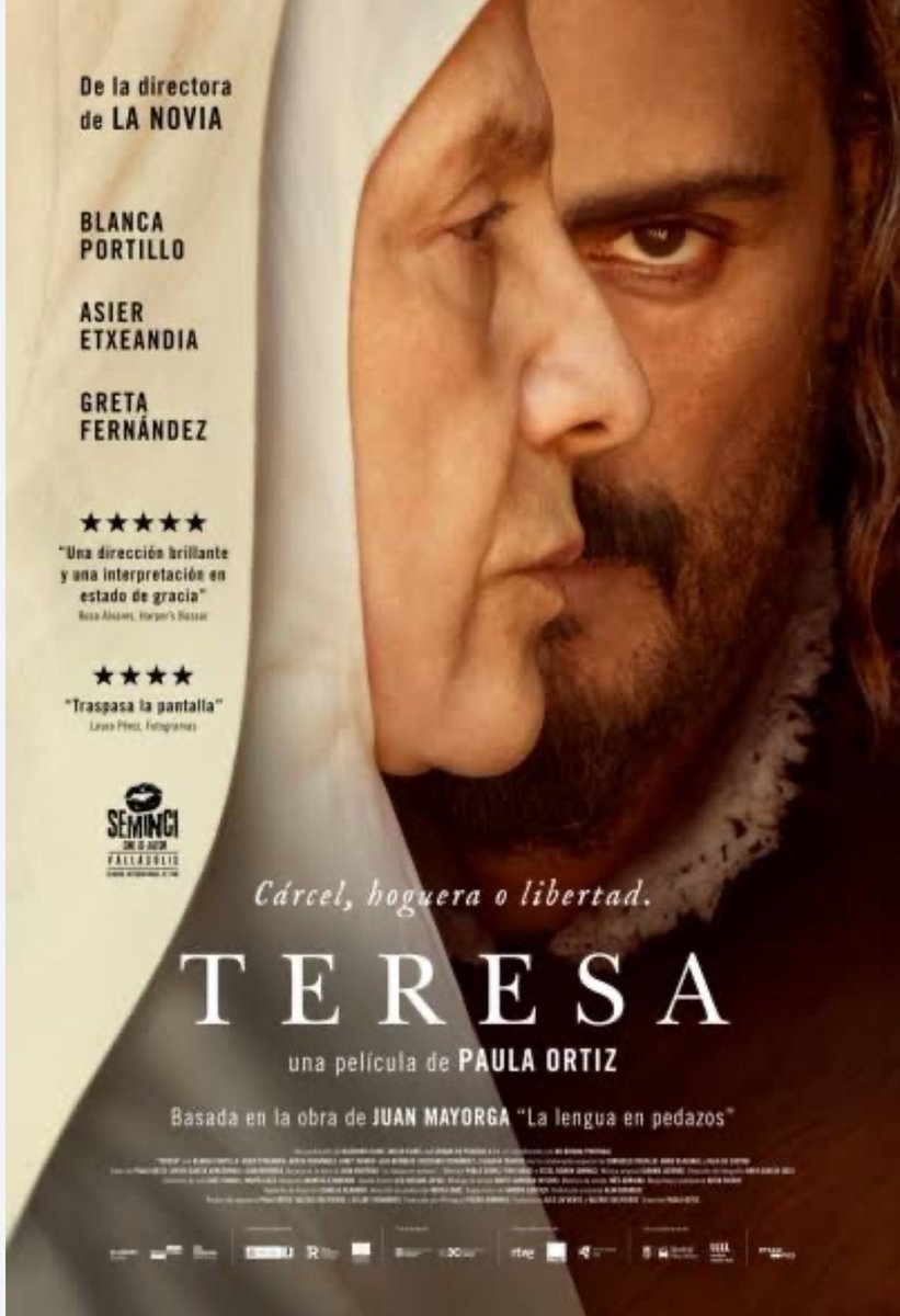Carlos Bardem Oficial (@carlosbardem) on Twitter photo ¡Qué película prodigiosa es TERESA, de #PaulaOrtiz! Una obra de arte imaginativa y visual a la altura del fabuloso de texto de Juan Mayorga que adapta. Las interpretaciones de <a href="/bpmdv/">Blanca Portillo</a> <a href="/asieretxeandia/">asier etxeandia</a> y <a href="/gretafernandezb/">Greta Fernandez</a> son magnéticas. Corred a verla 🙏 ¡Qué película prodigiosa es TERESA, de #PaulaOrtiz! Una obra de arte imaginativa y visual a la altura del fabuloso de texto de Juan Mayorga que adapta. Las interpretaciones de <a href="/bpmdv/">Blanca Portillo</a> <a href="/asieretxeandia/">asier etxeandia</a> y <a href="/gretafernandezb/">Greta Fernandez</a> son magnéticas. Corred a verla 🙏