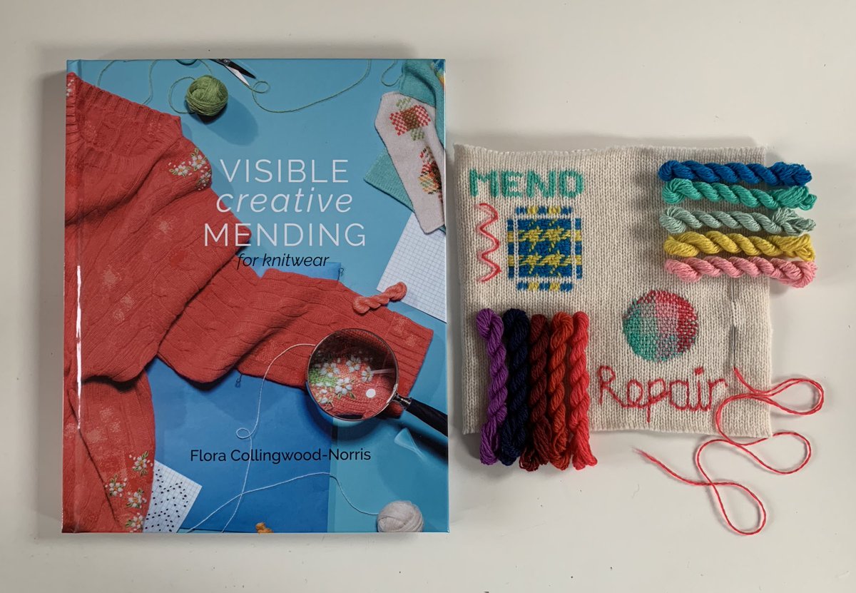 Give someone the gift of a new skill this year! My book has step by step instructions for all the repair techniques I use, and can come with a pack of materials to practice on.

collingwoodnorrisdesign.com/visible-mendin…

#visiblemending #repair #book #darningkit #makedoandmend #sustainablegifts