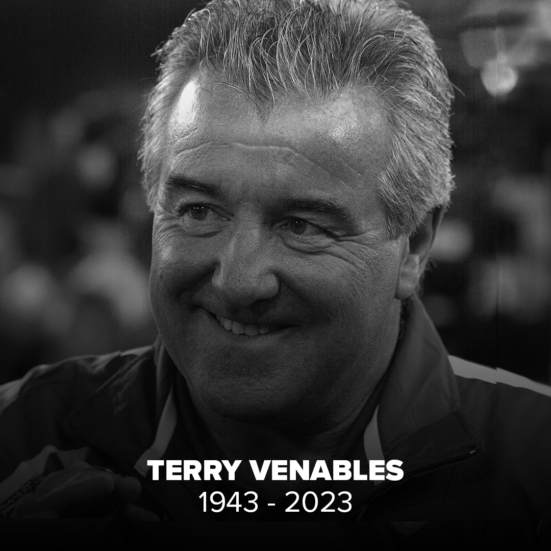 🤍 Everyone at #LUFC is deeply saddened to learn of the passing of former manager Terry Venables. Our thoughts and condolences are with Terry's family and friends at this incredibly sad time. Rest in peace, Terry