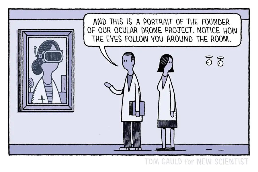 A recent cartoon for @newscientist 