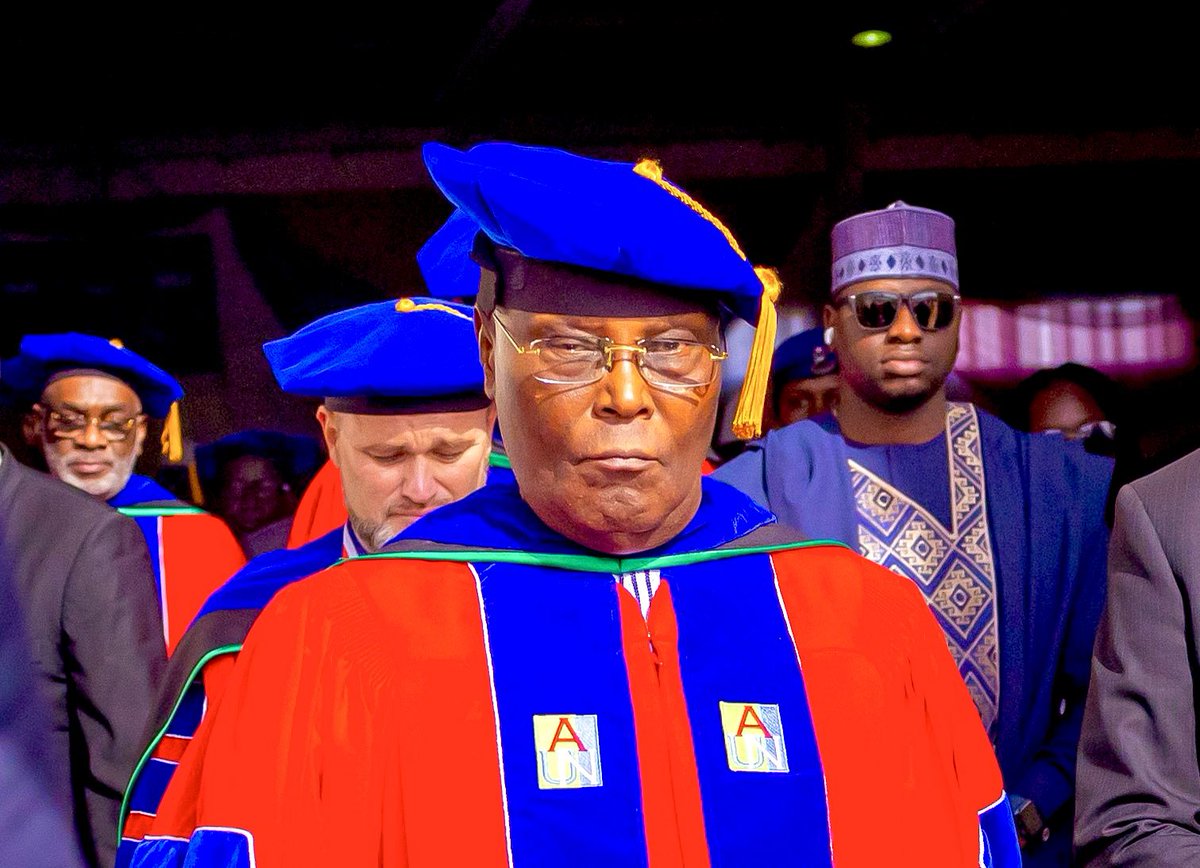 I joined my leader and principal, H.E. Atiku Abubakar, at the 15th Founder’s Day Ceremony of the American University of Nigeria. It was such a proud moment for a man with towering excellence.