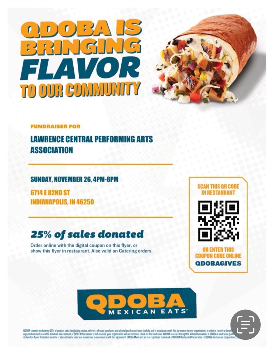 If you’re tired of leftovers… #dinetodonate <a href="/lcpaa/">LCPAA</a> <a href="/LCHSBears/">Lawrence Central</a> <a href="/ltgoodnews/">LT Schools</a>