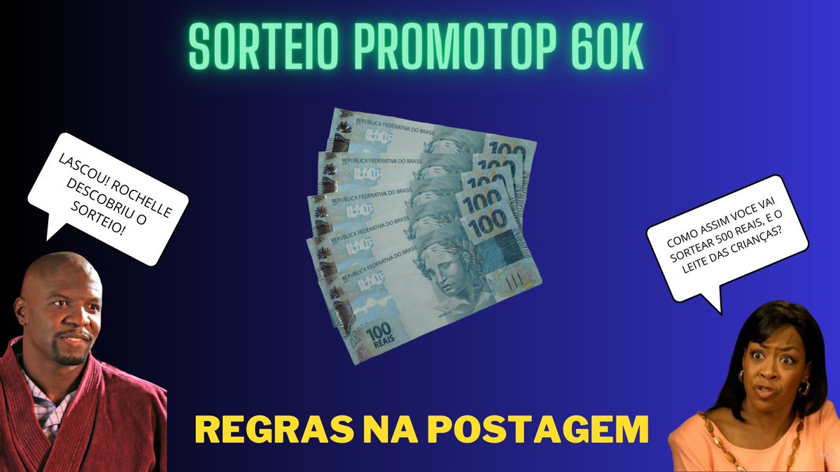 🎁 Sorteio de R$500 no PIX!

- Faça todas as entradas para ter mais chances de ganhar.
- Convide os amigos com seu link de indicação e aumente suas chances.

⚠️ Termina dia 27/11 às 09H

🛒 Link para participar e as regras: 
gleam.io/dF0iQ/sorteio-…