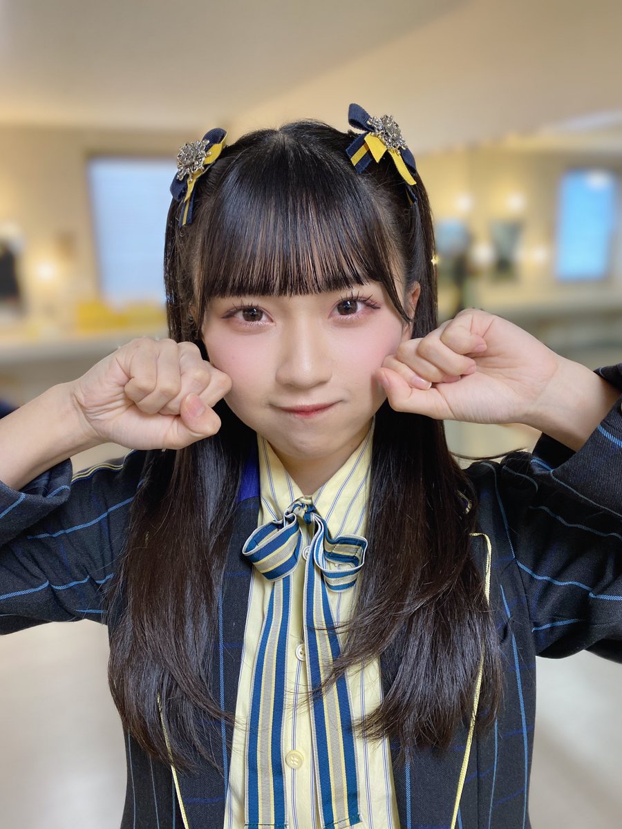 ストレートハーフツインです🤍 #ニアジョイ