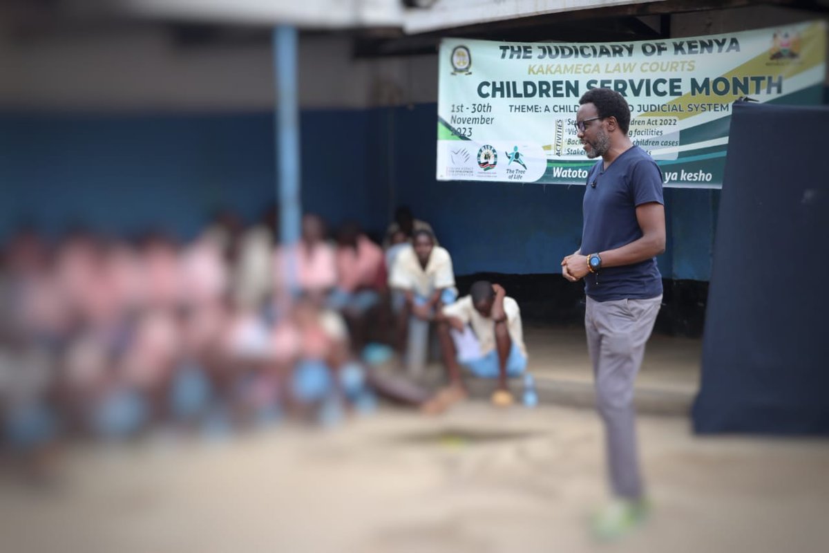lrf_ke's tweet photo. Kakamega  County @WeAreVCA Boot Camp Day 1

@WeAreVCA team comprised of representatives from @lrf_ke @ujamaa @KIPT joined Kakamega @Kenyajudiciary at the Children Remand Home to mark the Children Service Month and further planted trees to commemorate the day https://t.co/xLGIVHa55I